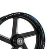 Fit HONDA CB1100 Logo Stripes Wheel Rim Skin Sticker - MC Motoparts
