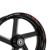 Fit Honda CBF650 Logo Stripes Wheel Rim Skin Sticker - MC Motoparts