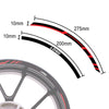 Fit DUCATI 959 PANIGALE Logo Stripes Wheel Rim Skin Sticker - MC Motoparts