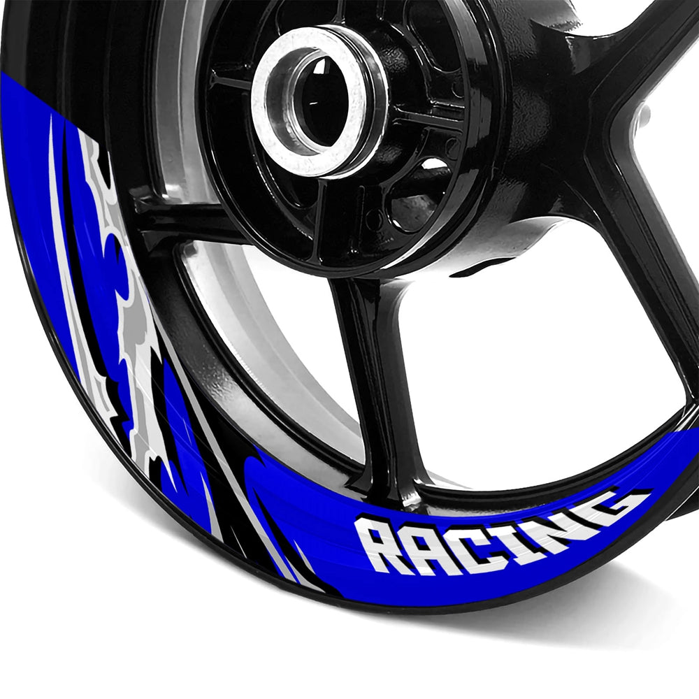Pattern 17'' Rim 2-Piece Wheel Decal Stickers – MC Motoparts