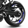 S27 17'' Rim Front & Rear Removable 2-Piece Rim Sticker For Yamaha YZF 600R 1000R