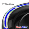 Fits 17'' Rim Rainbow Holographic Wheel Stickers J04 Rim Skin Decal Strip