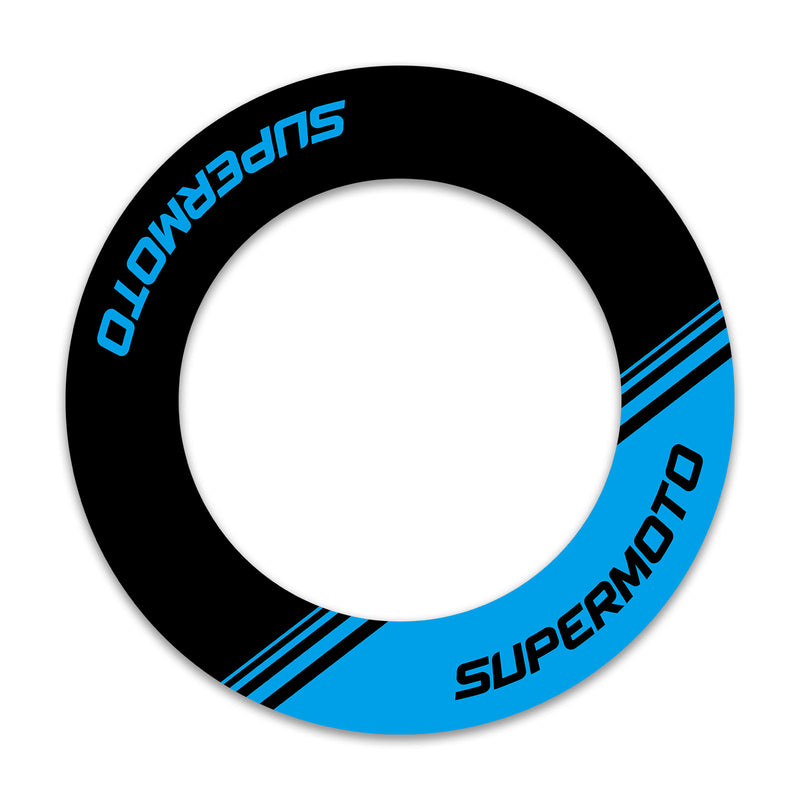 17'' Rim Supermoto Whole Rim Protection Sticker AD01B For Honda Kawasaki Yamaha - MC Motoparts