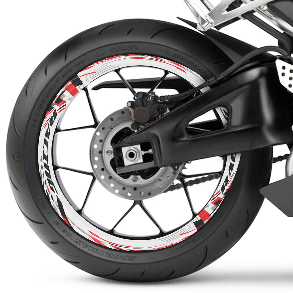 Liseret jante Honda CB500F - Kit complet pour 2 jantes - M-Stickers