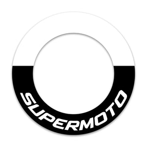 17'' Rim Supermoto Whole Rim Protection Sticker OG01B For Honda TM Yamaha - MC Motoparts