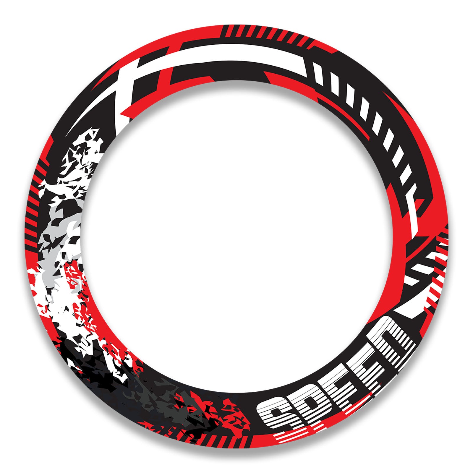 Fits 17'' Rim Protection Wheel Sticker T08W Whole Rim Decal