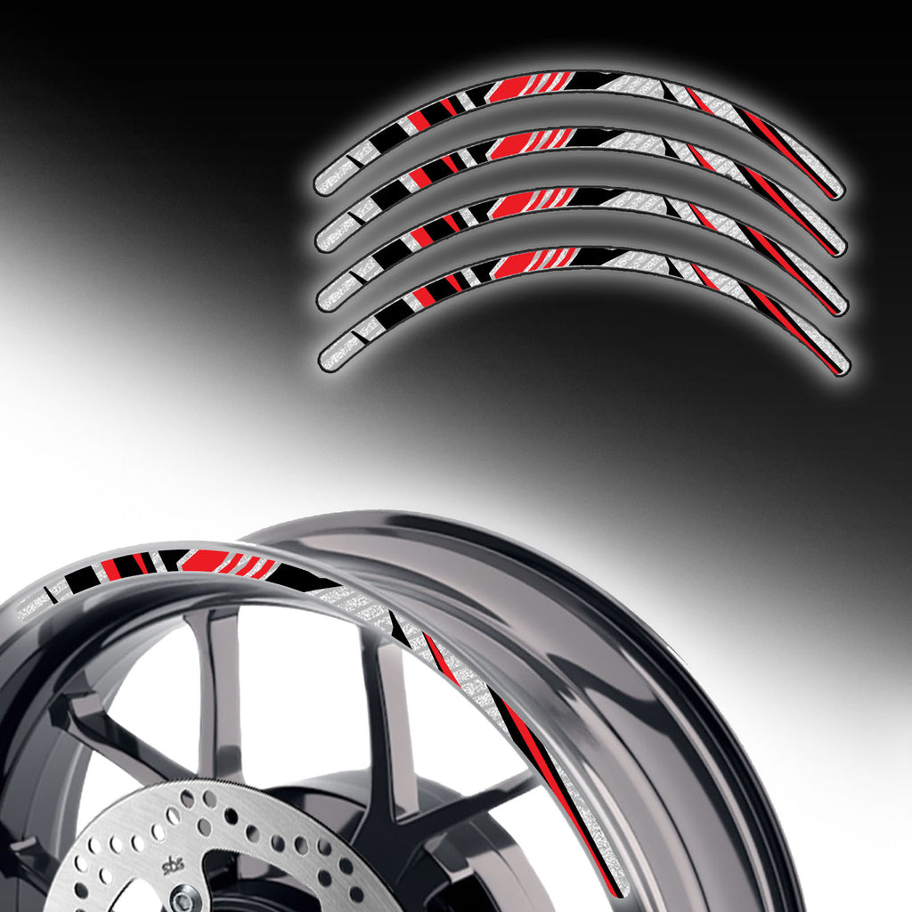 Reflective Stickers Rim Decal Set | MC Motoparts