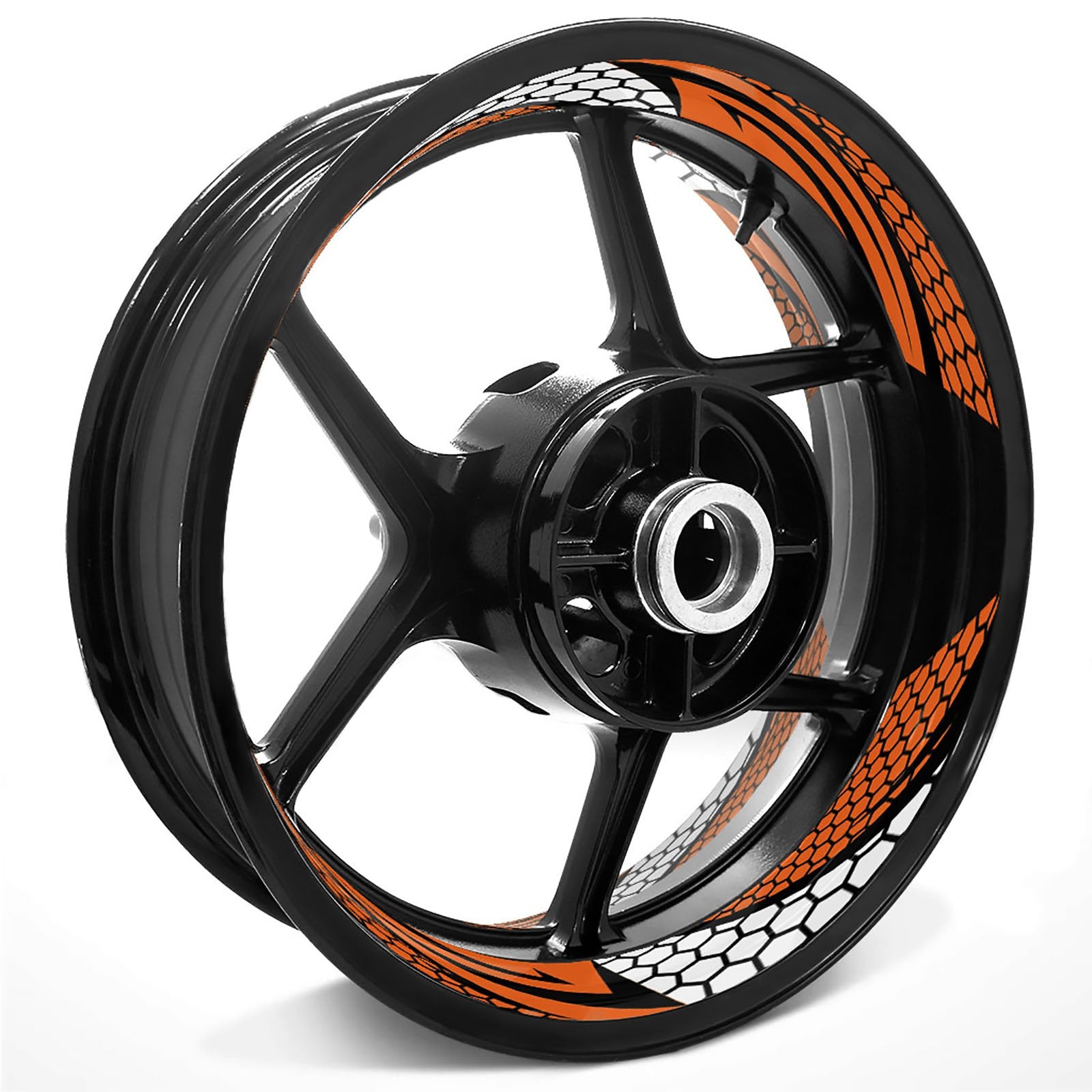CGD Graphics Copper Bronze Motorcycle Inner Rim Decals – Wheel Stickers / Vinyl Wrap Stripes